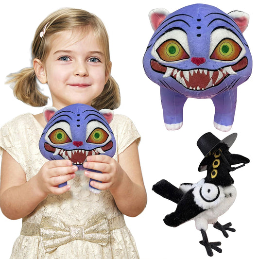 K-Pop Demon Hunter Crow and Tiger Plushie Doll
