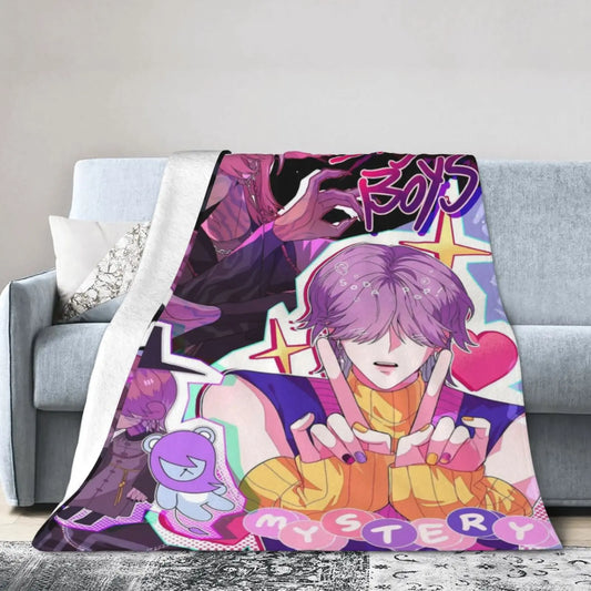 Saja Boys K-Pop Demon Hunters Lightweight Flannel Blanket