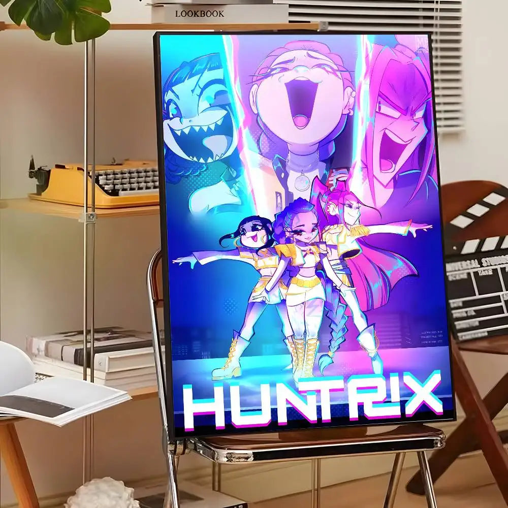 HD Printed K-Pop Demon Hunter Movie Poster Canvas (Modern Wall Art)