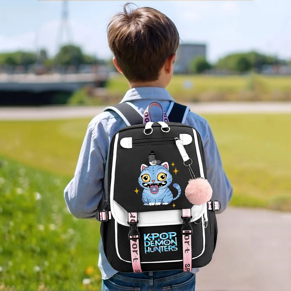 K-Pop Demon Hunters School Backpack for Students & Teens