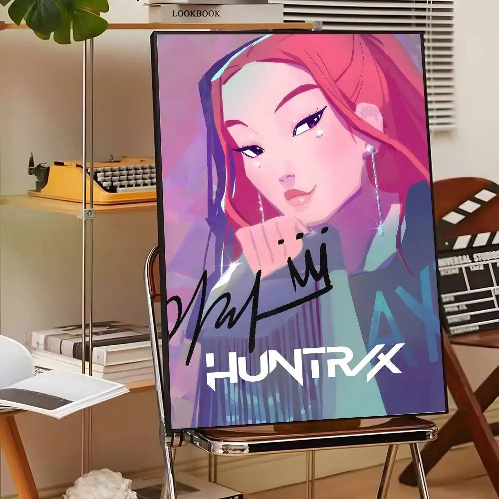 HD Printed K-Pop Demon Hunter Movie Poster Canvas (Modern Wall Art)