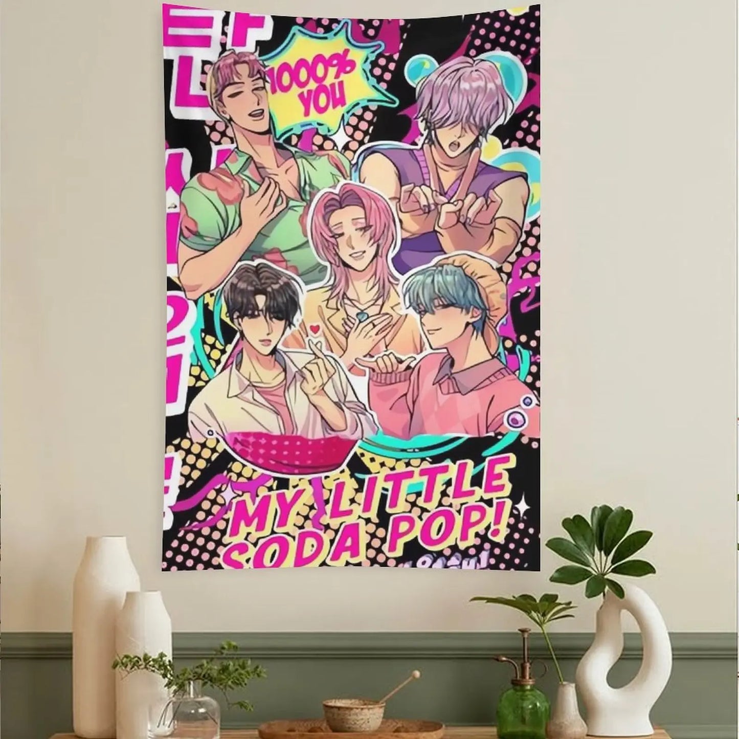 Saja Boys Tapestry for Room Decoration - XL Size (40x60 in