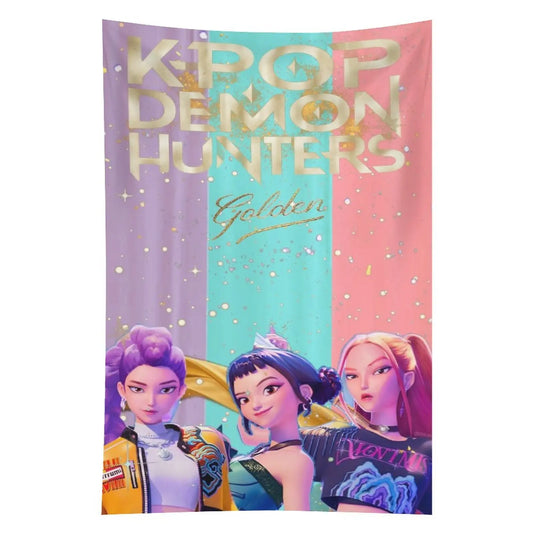 Huntrix Tapestry for Room Decoration - XL Size (40x60 in)