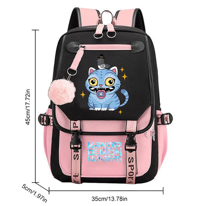 K-Pop Demon Hunters School Backpack for Students & Teens