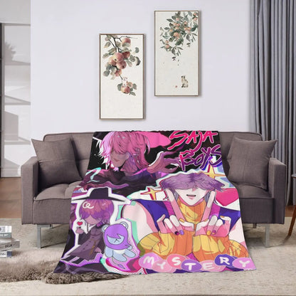 Saja Boys K-Pop Demon Hunters Lightweight Flannel Blanket