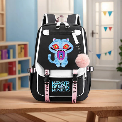 K-Pop Demon Hunters School Backpack for Students & Teens