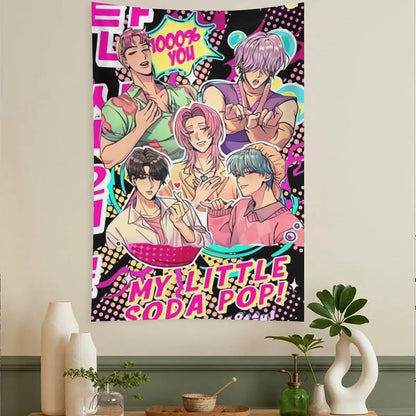 Saja Boys Tapestry for Room Decoration - XL Size (40x60 in