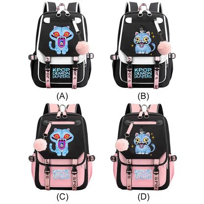 K-Pop Demon Hunters School Backpack for Students & Teens